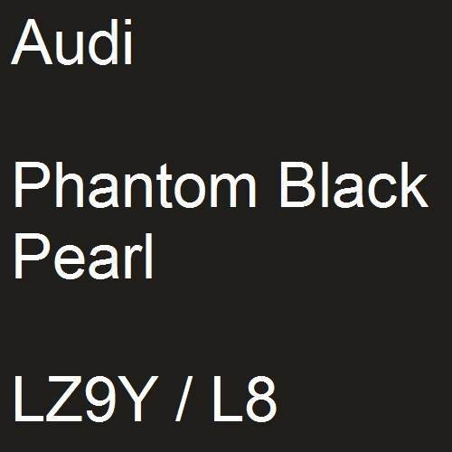 Audi, Phantom Black Pearl, LZ9Y / L8.